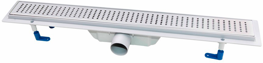 

Трап линейный QTAP Dry FC304-700 с сухим затвором 700 мм c сифоном и ножками (8590049287309)