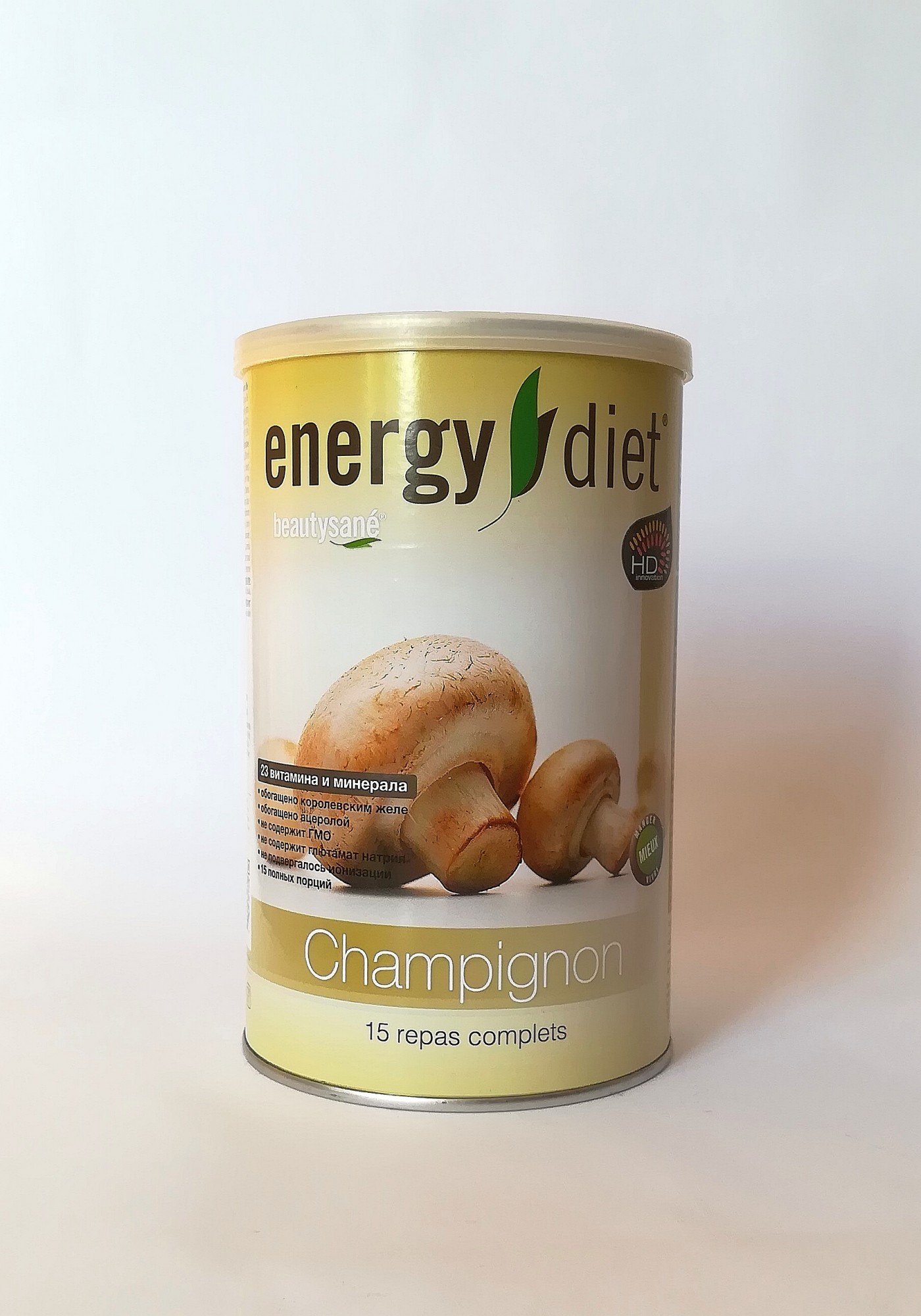 

Коктейль Энерджи Диет Energy Diet HD Суп Грибы Сбалансированное питание 450 г (b233)