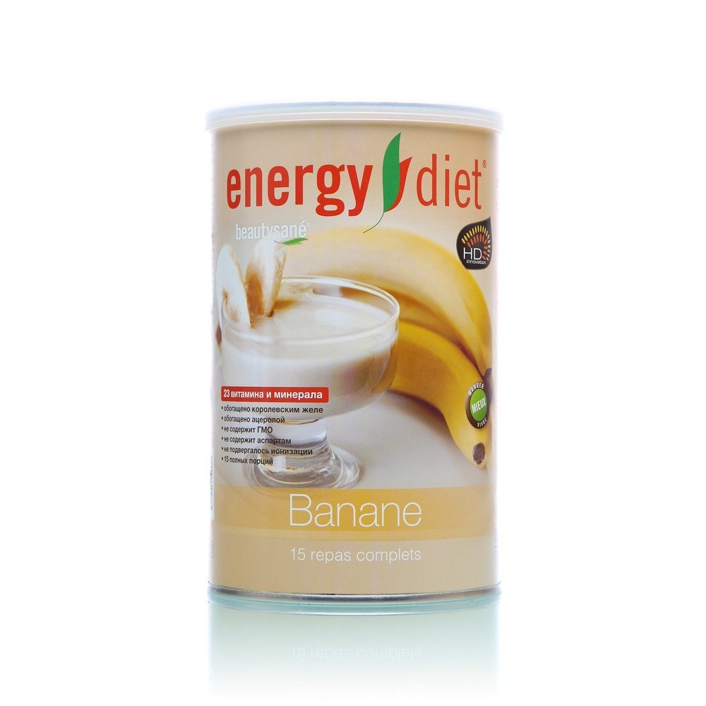 

Коктейль Энерджи Диет Energy Diet HD Банан Сбалансированное питание 450 г (b223 )