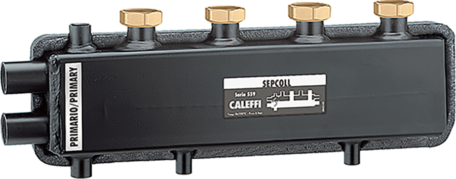 

Гидравлический сепаратор-коллектор CALEFFI SEPCOLL 1" x 1 1/2" (559220)