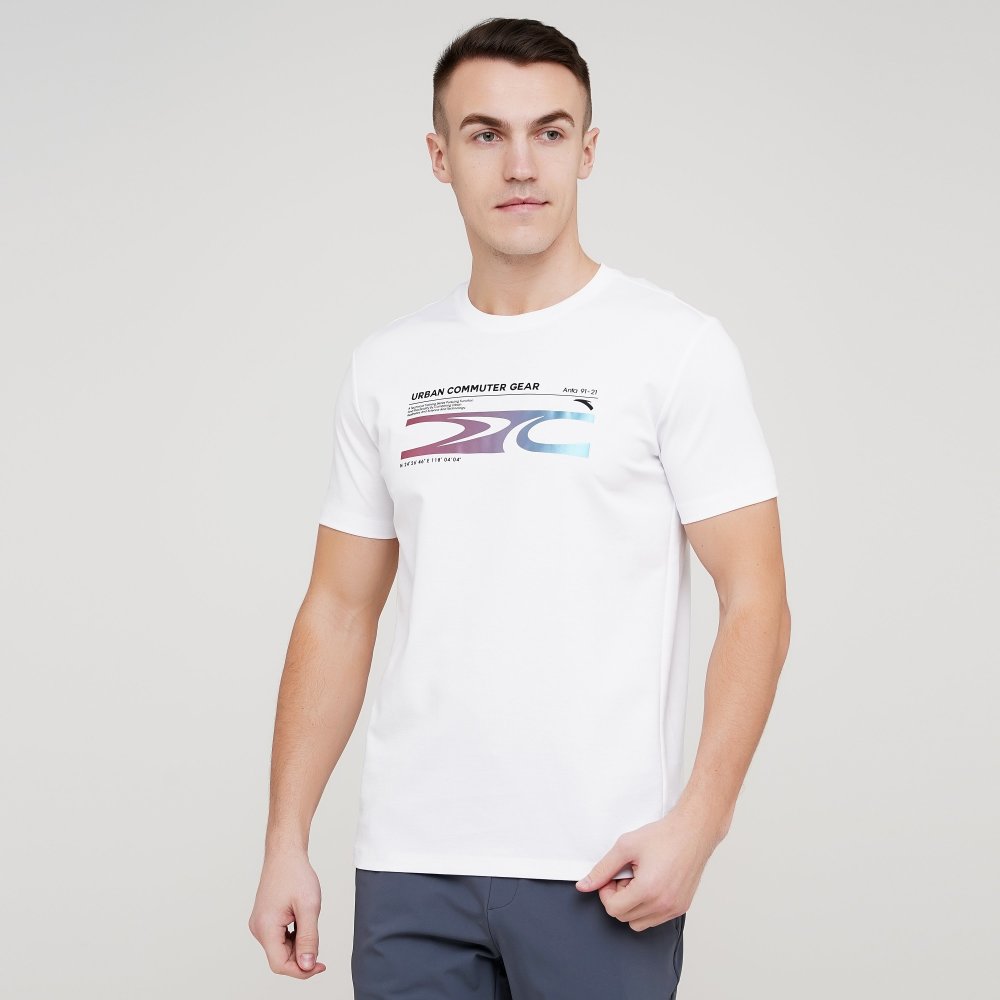 

Мужская футболка Anta Ss Tee Белый 48 (ant852117111-1)