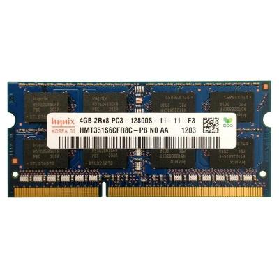 

Модуль памяти для ноутбука SoDIMM DDR3 4GB 1600 MHz Hynix (HMT351S6CFR8C-PB)