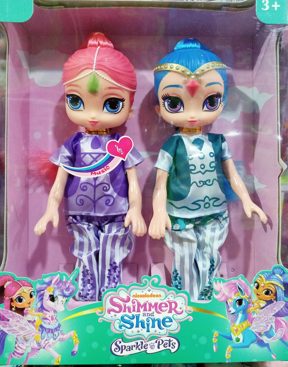 

Набор кукол Шимер и Шайн Sparkle Pets 25 см музыкальная Shimmer and Shine (PL066-1)