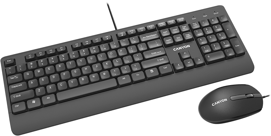 

Комплект проводной Canyon SET-14 USB Black (CNE-CSET4-RU)