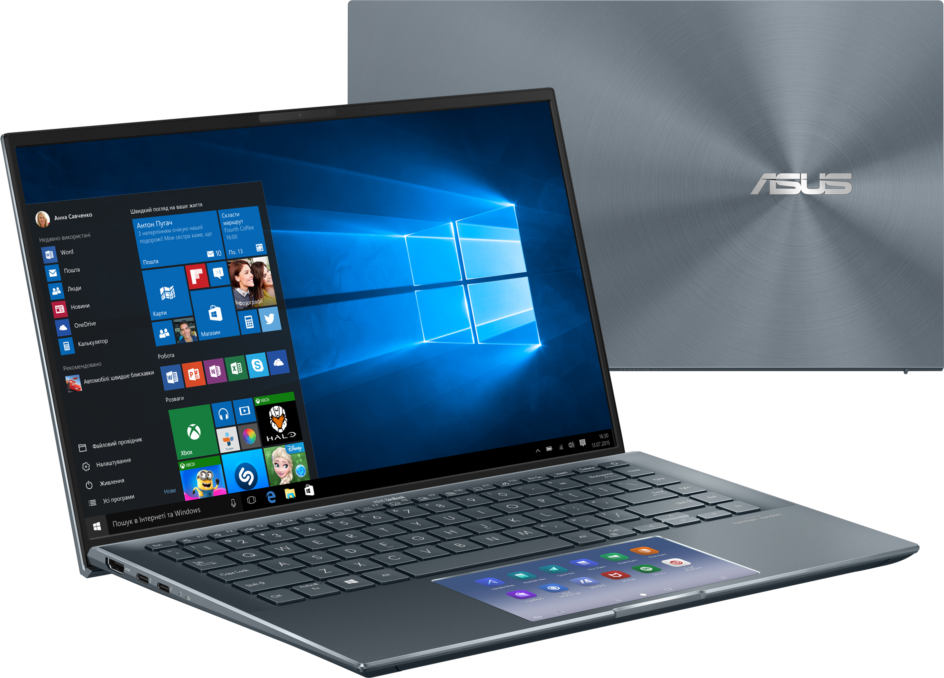 

Ноутбук Asus ZenBook 14 UX435EG-A5009T (90NB0SI1-M00400) Pine Grey