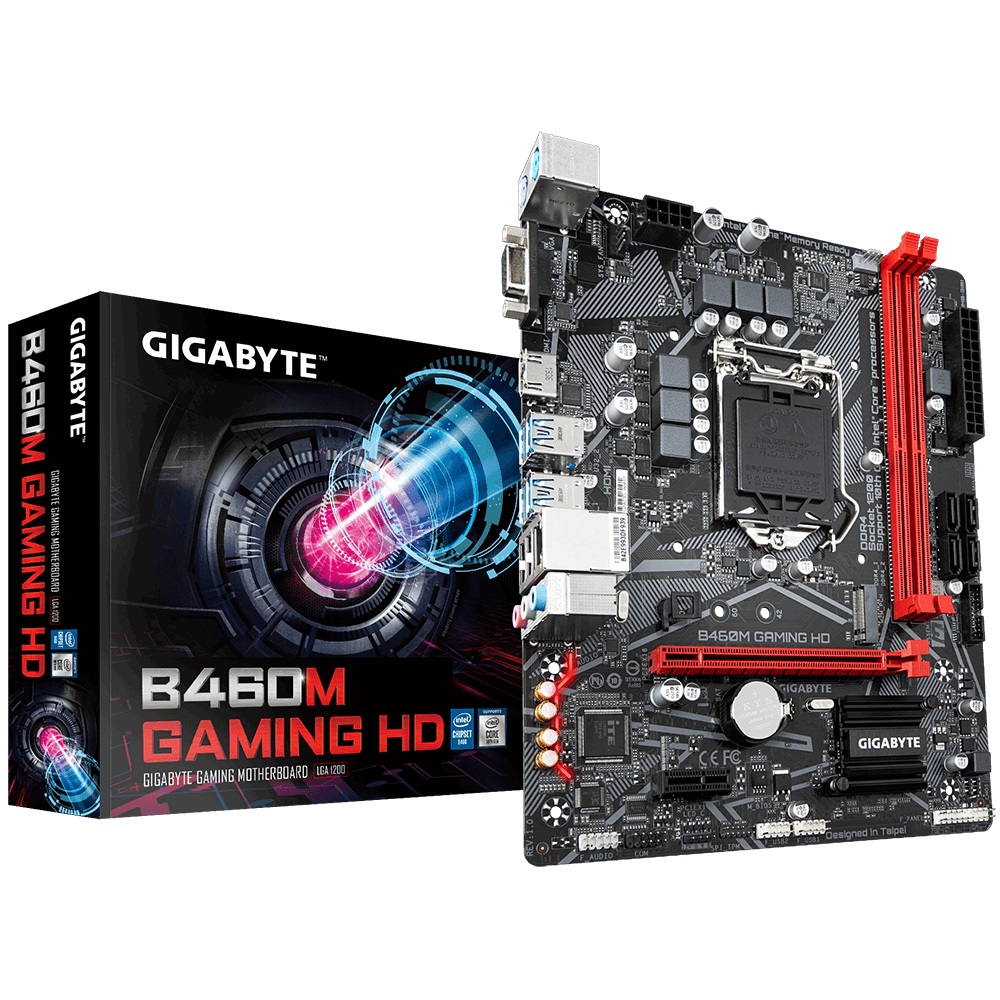 

Материнская плата Gigabyte B460M Gaming HD Socket 1200
