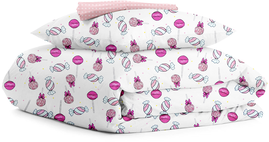 

Комплект постельного белья Cosas 160х220 (Lollipops_El90-DropRose_155)