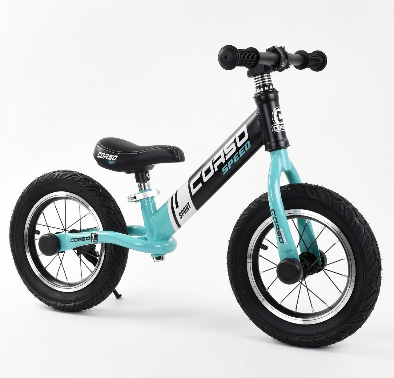 

Беговел Corso 88671 бирюзовый