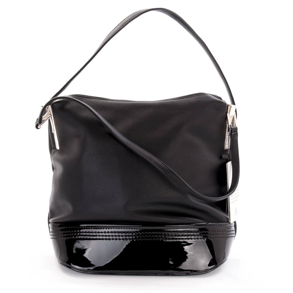 

Сумка женская большая на плечо из эко-кожи Solana черная