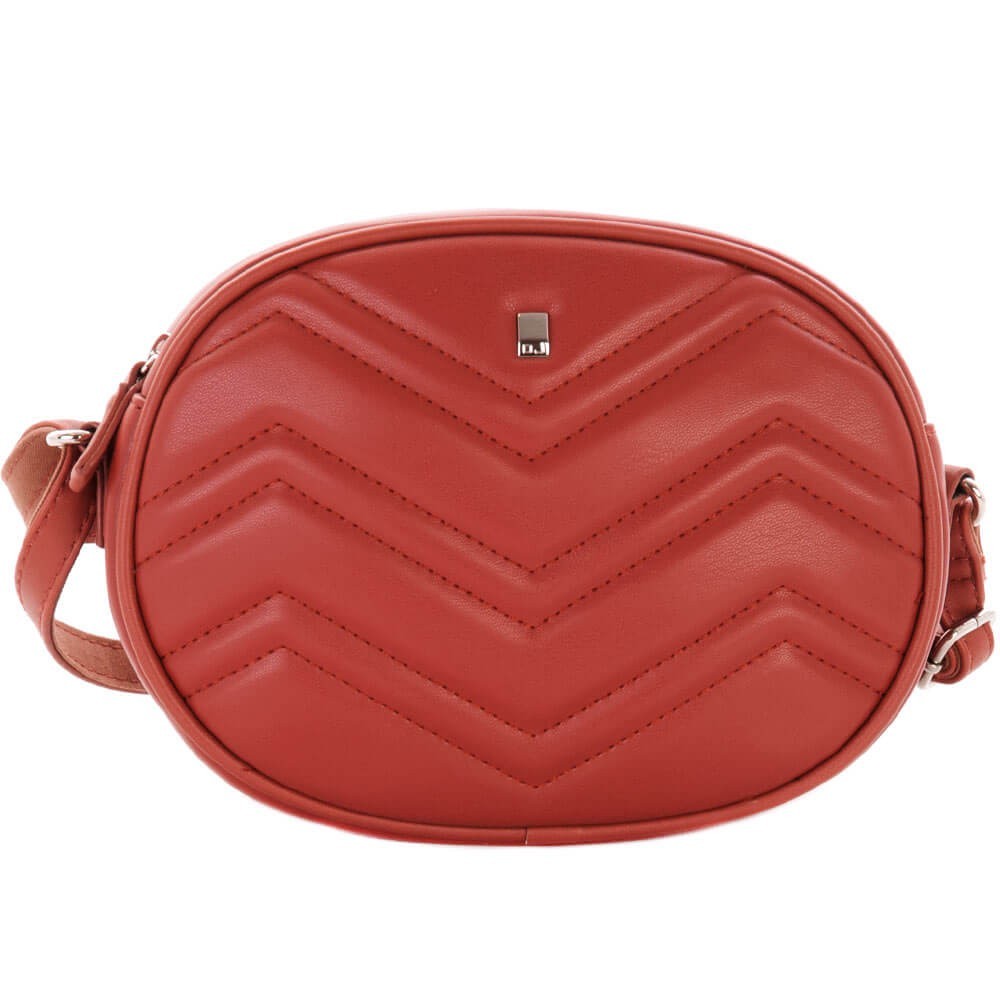 

Сумка женская кросс-боди David Jones экокожа Теракотовая (4005 caramel red)