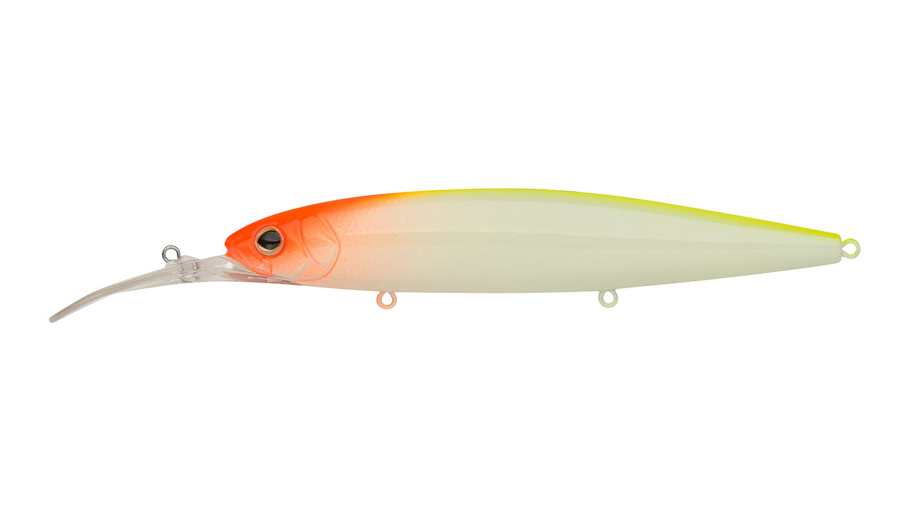 

Воблер Минноу Strike Pro Bold Deep Diver 130SP, 130 мм, 24,5 гр, Загл. 2,5-5 светящийся, (EG-191L#A1 (126150)