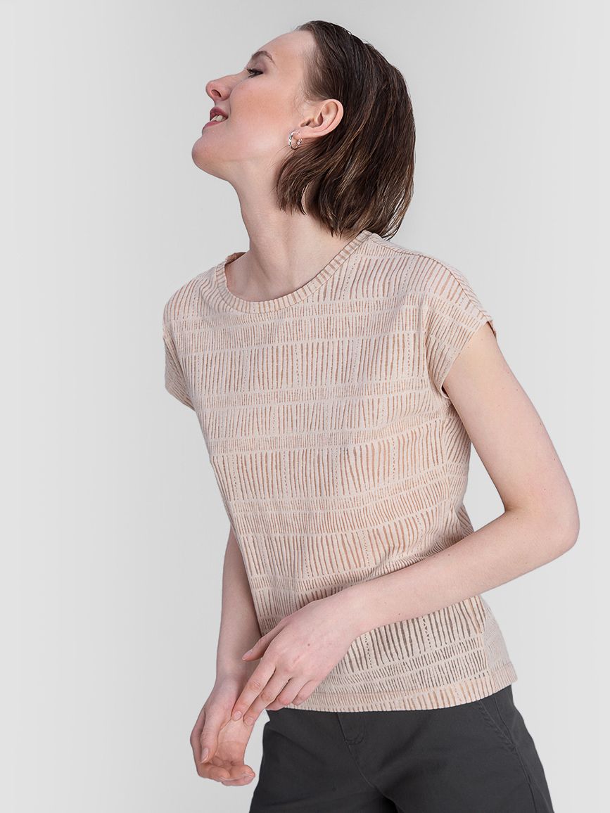 

Футболка O'STIN Casual GKKP0PXP42 XS Бежевая