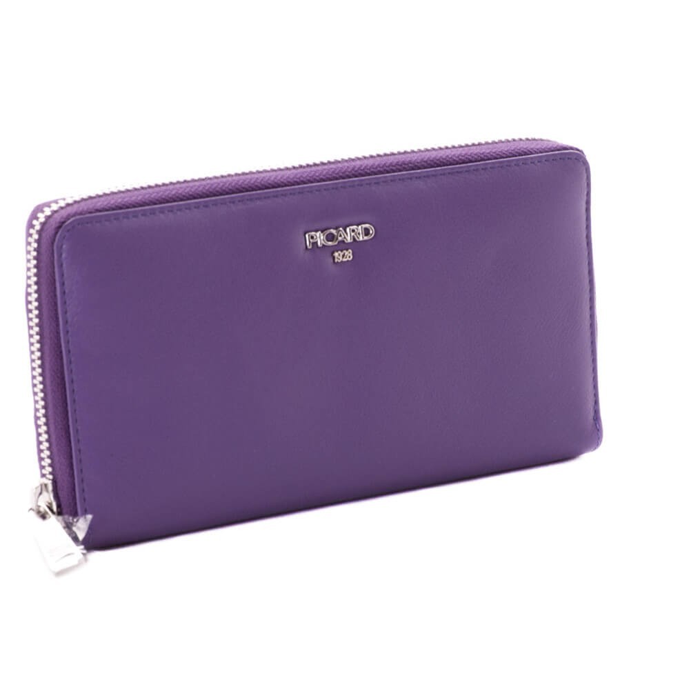 

Кошелек женский на молнии Picard кожаный фиолетовый (8127 purple)