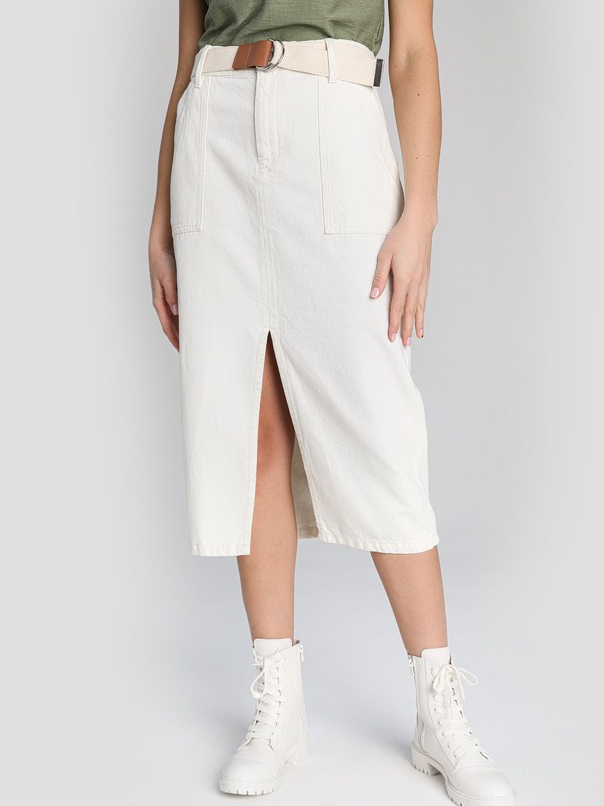 

Юбка джинсовая O'STIN Casual LK8D1F2CRT M Молочная