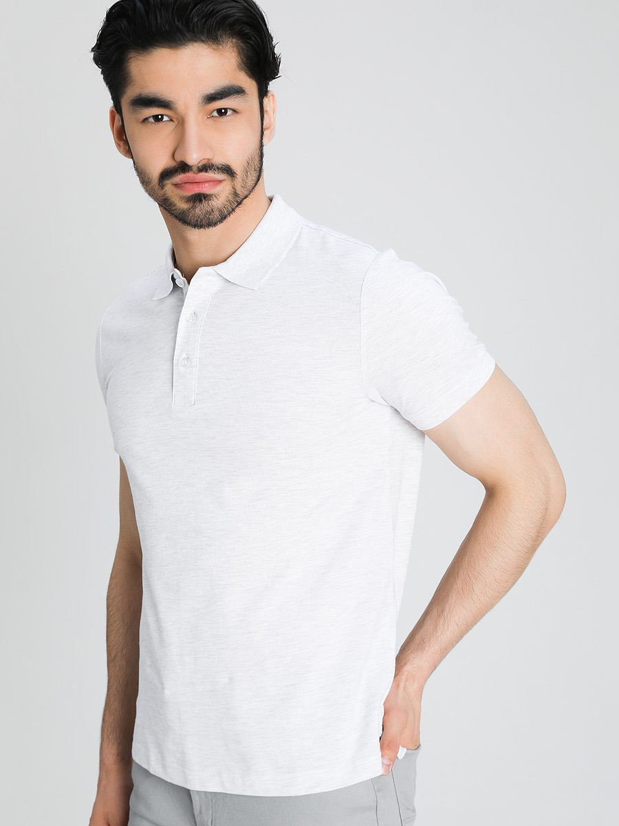 

Поло O'STIN Casual MT6W1401L L Жемчужно-белое