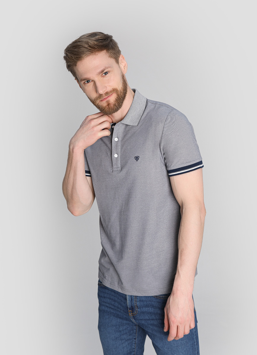 

Поло O'STIN Casual KPJAEE5OEP 2XL Серое