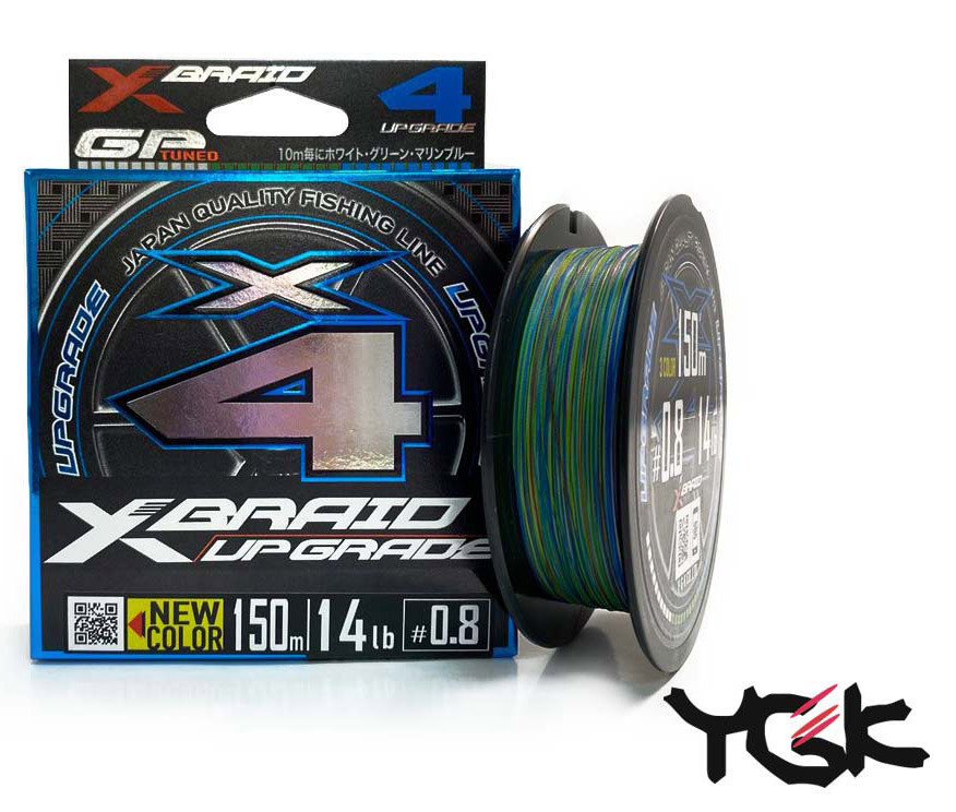 

Шнур плетеный YGK X-Braid Upgrade 3C X4 150m 1.0 (18lb / 8.17kg) (134845)