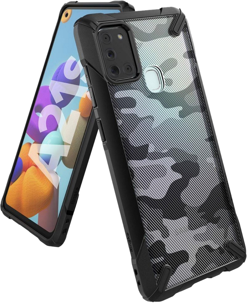 

Панель Ringke Fusion X для Samsung Galaxy A21s Camo Black