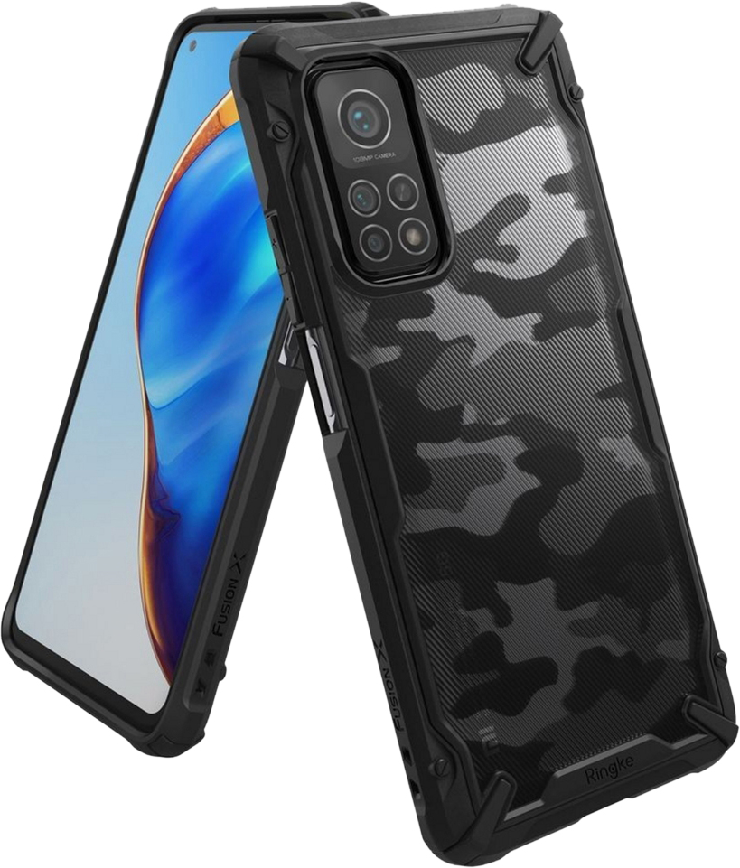 

Панель Ringke Fusion X для Xiaomi Mi 10T/Mi 10T Pro Camo Black