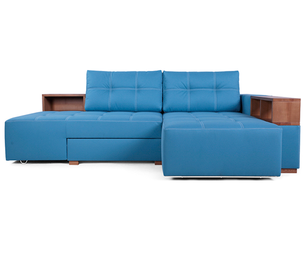 

Угловой диван DOMMINO Сити синий