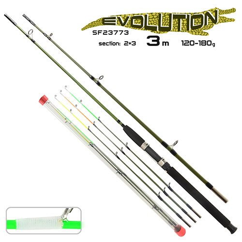 

Спиннинг фидер оригинал "Crocodile evolution" 3.0м 180г 2+3к Stenson SF23773