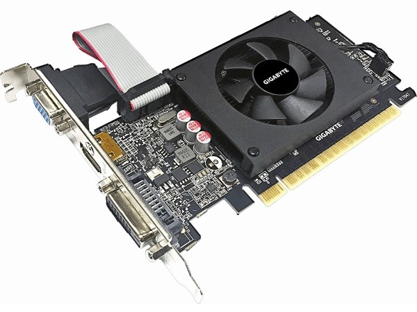 

Відеокарта GigaByte GeForce GT 710 2GB GDDR5 64-bit Low Profile