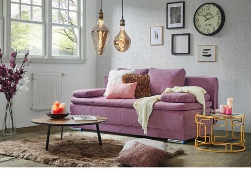 

Диван прямой PROGRESS sofas&beds Ротрист 202х98 см Сиреневый