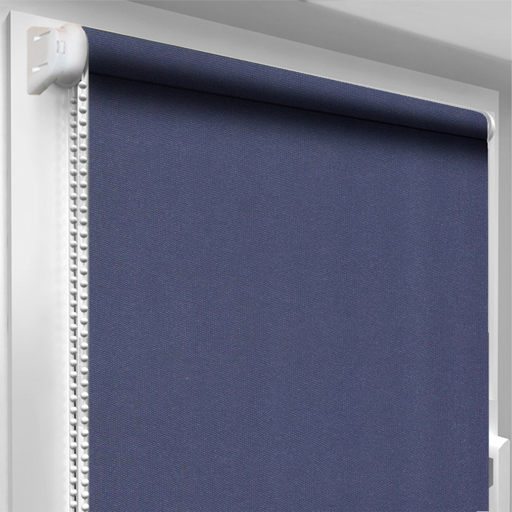 

Рулонная штора DecoSharm Блекаут ВО 304 ТЕРМО Тёмно-синяя 675 х 1700 мм