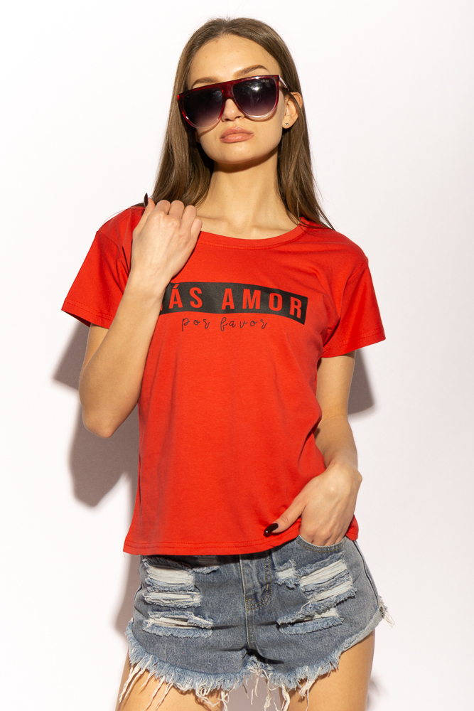 

Футболка женская Time of Style 85F295 M Красный