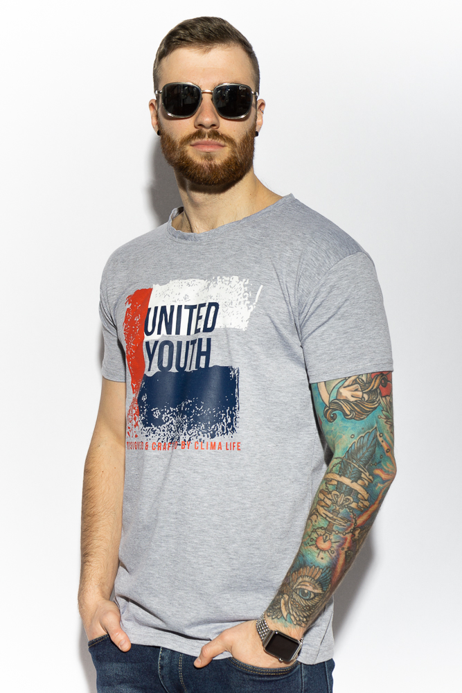 

Футболка united youth Time of Style 85F343  Серый, Футболка united youth Time of Style 85F343 L Серый