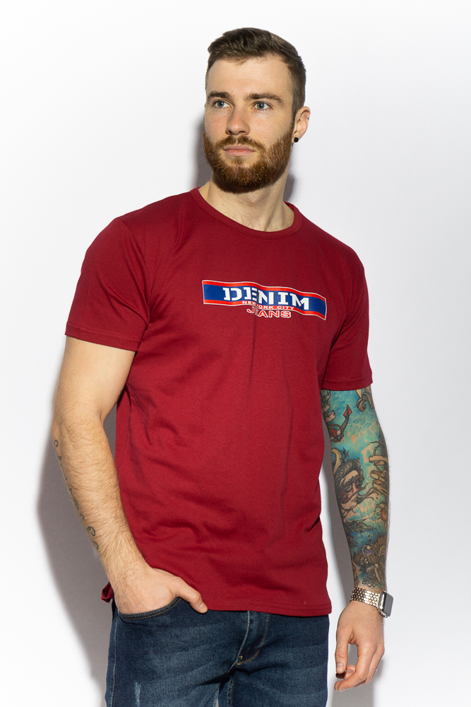 

Футболка denim Time of Style 85F345  Бордо, Футболка denim Time of Style 85F345 XL Бордо
