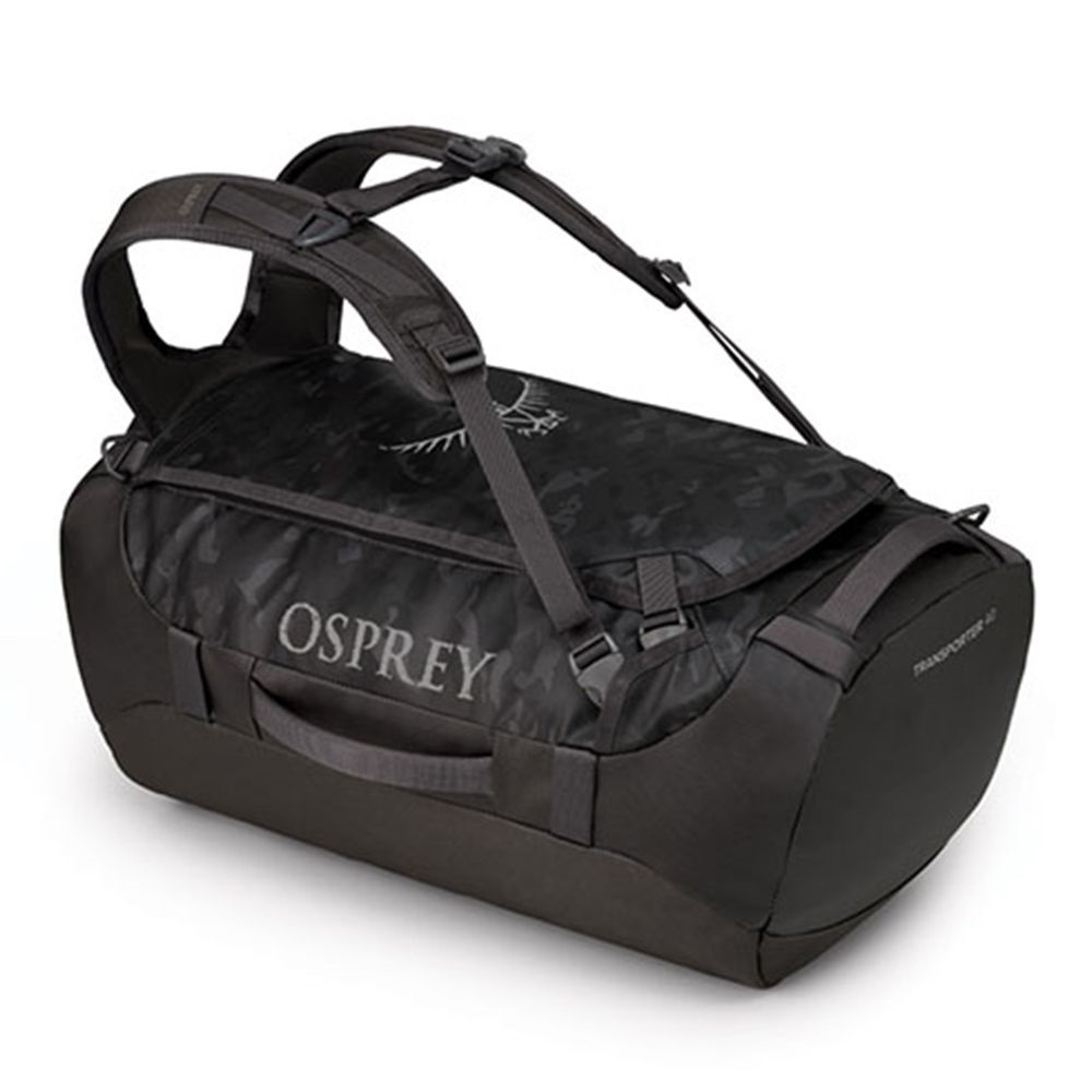 

Сумка Osprey Transporter 40 (2020) чорна (Camo Black)