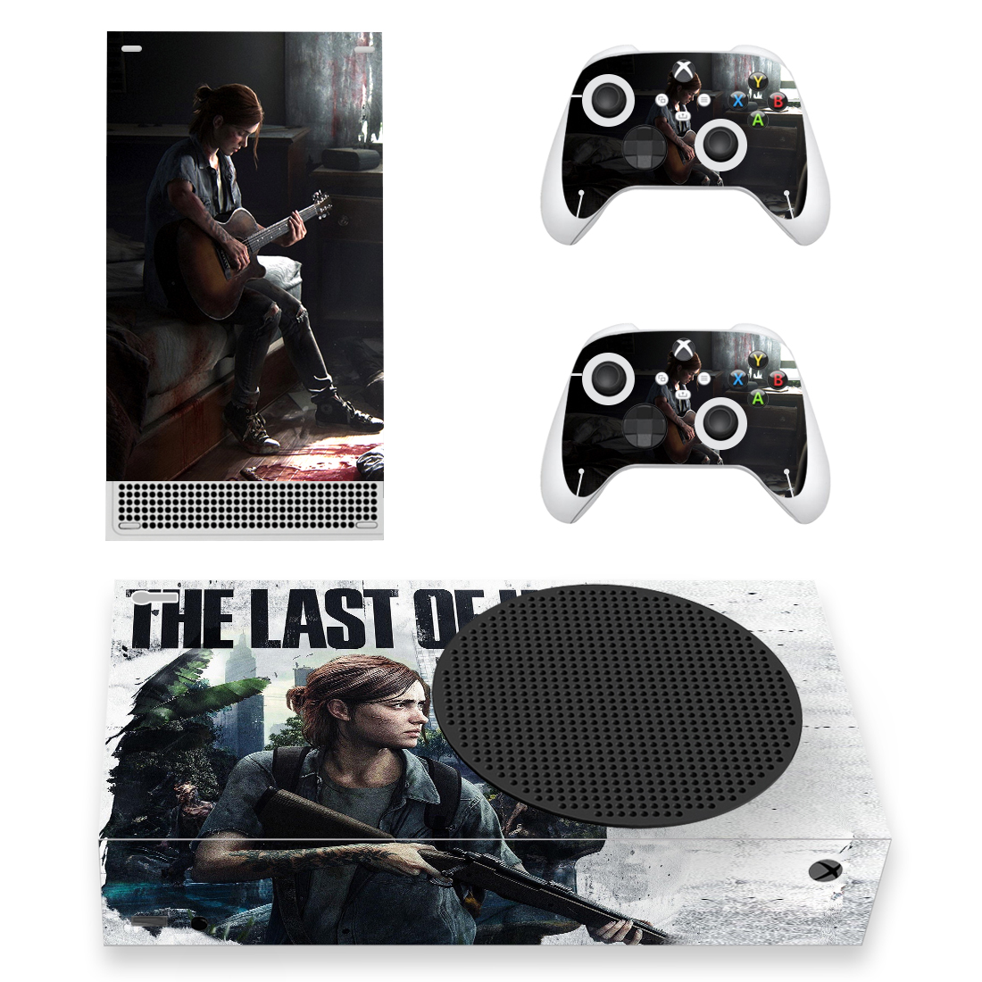 

Виниловые наклейки на Xbox Series S и геймпад Microsoft Wireless Controller Last of Us 2 игровая консоль Skin (PV6007)