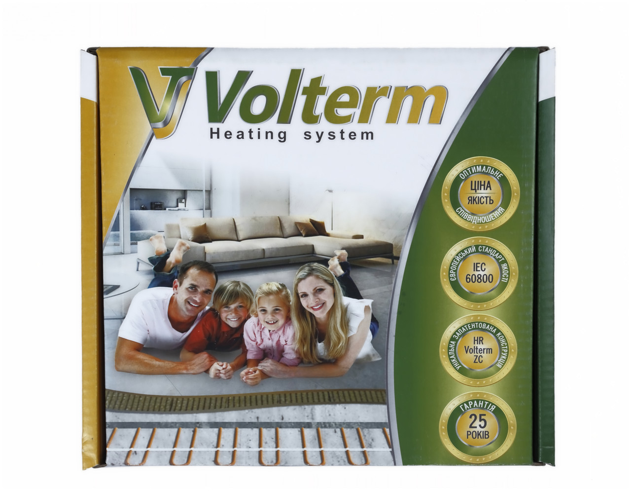 

Коаксиальный нагревательный кабель Volterm HR12 2200W на 18 м²