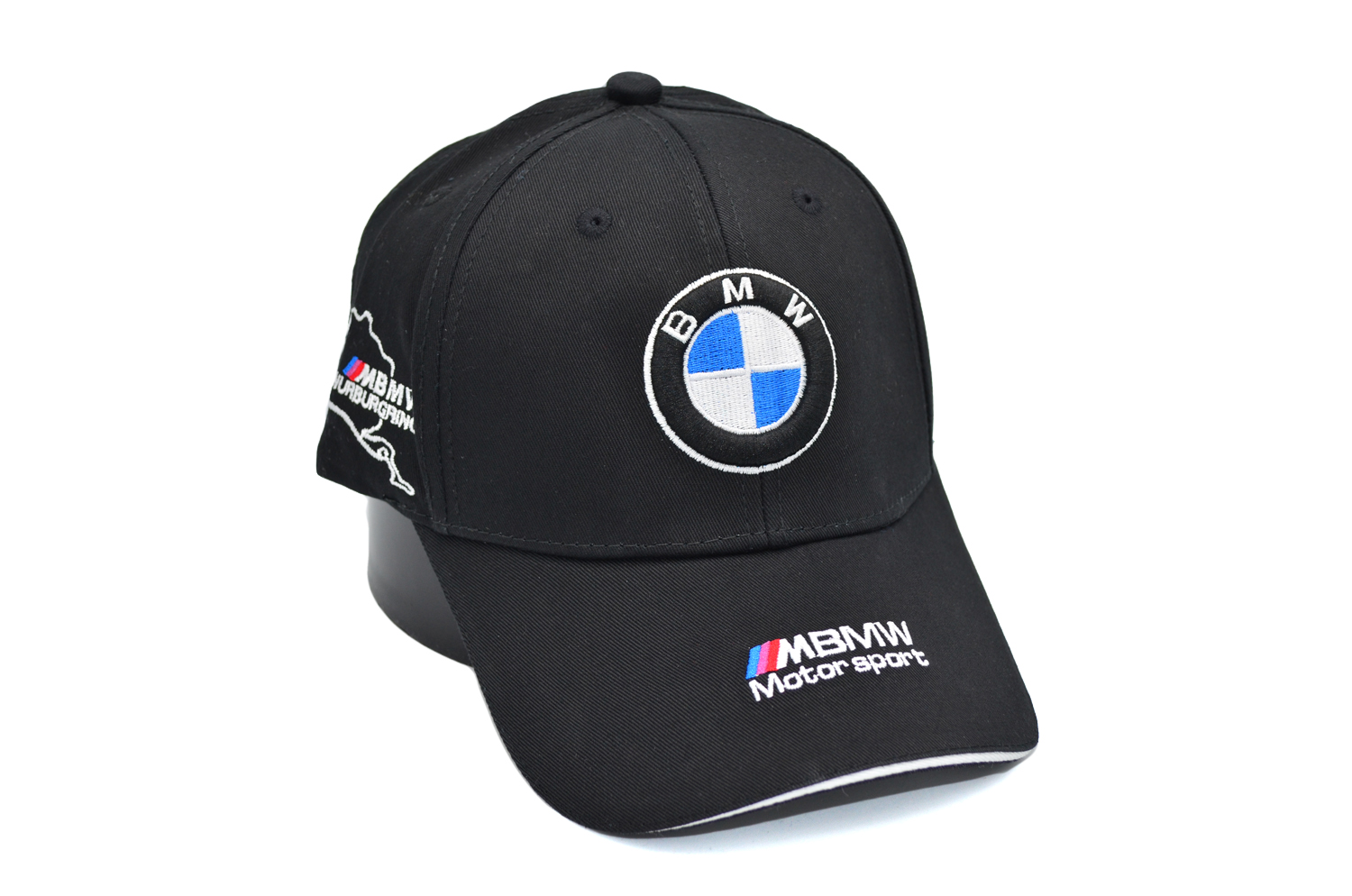 

Кепка Sport Line c автомобильным логотипом BMW чёрная (S 0919-131)