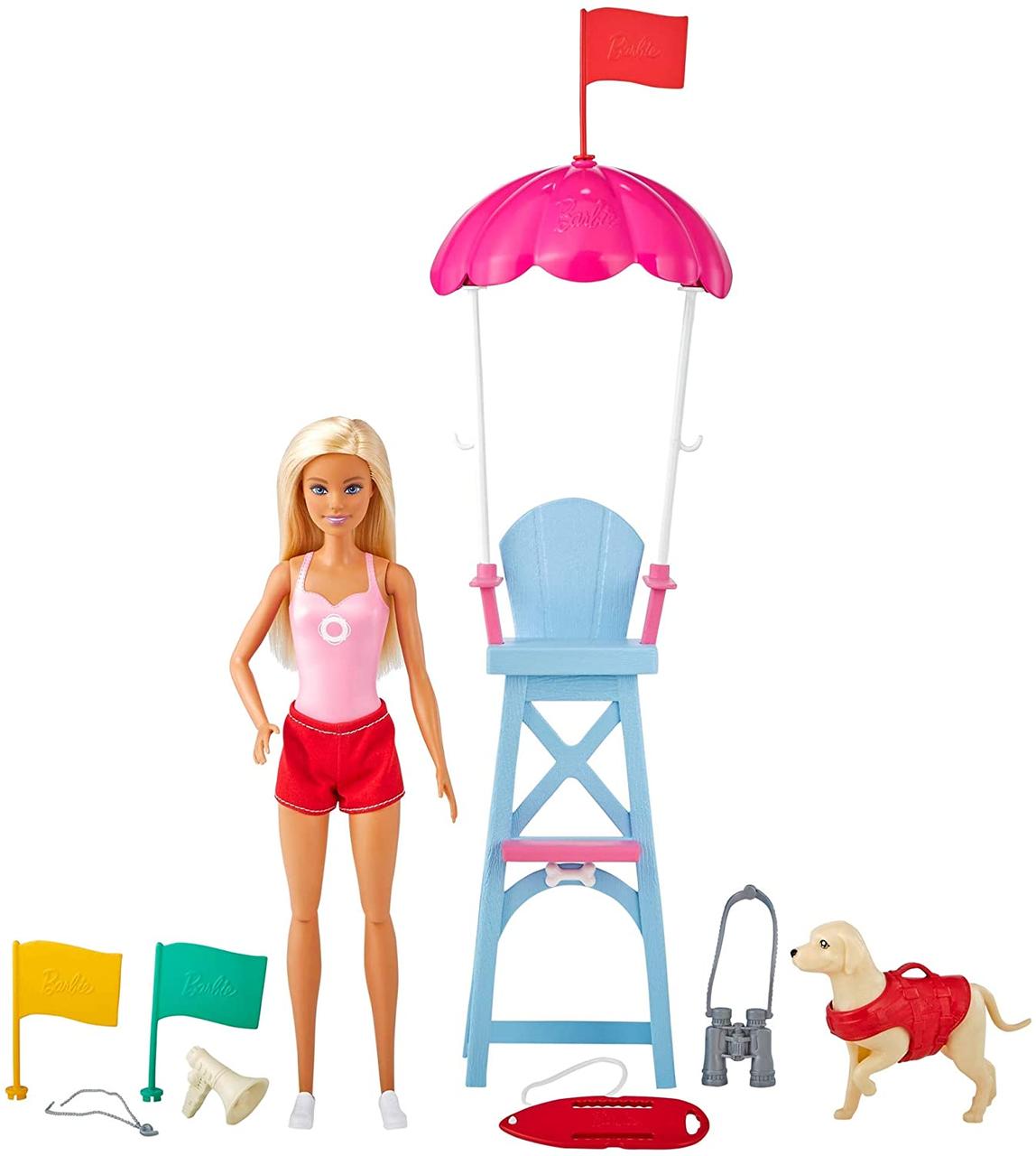 

Кукла Барби Спасатель Barbie Lifeguard Playset, Blonde Doll