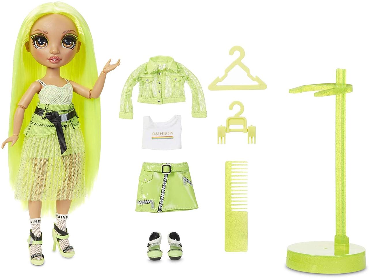 

Кукла Рейнбоу Хай Карма Никольз Rainbow High Karma Nichols – Neon Green Fashion Doll