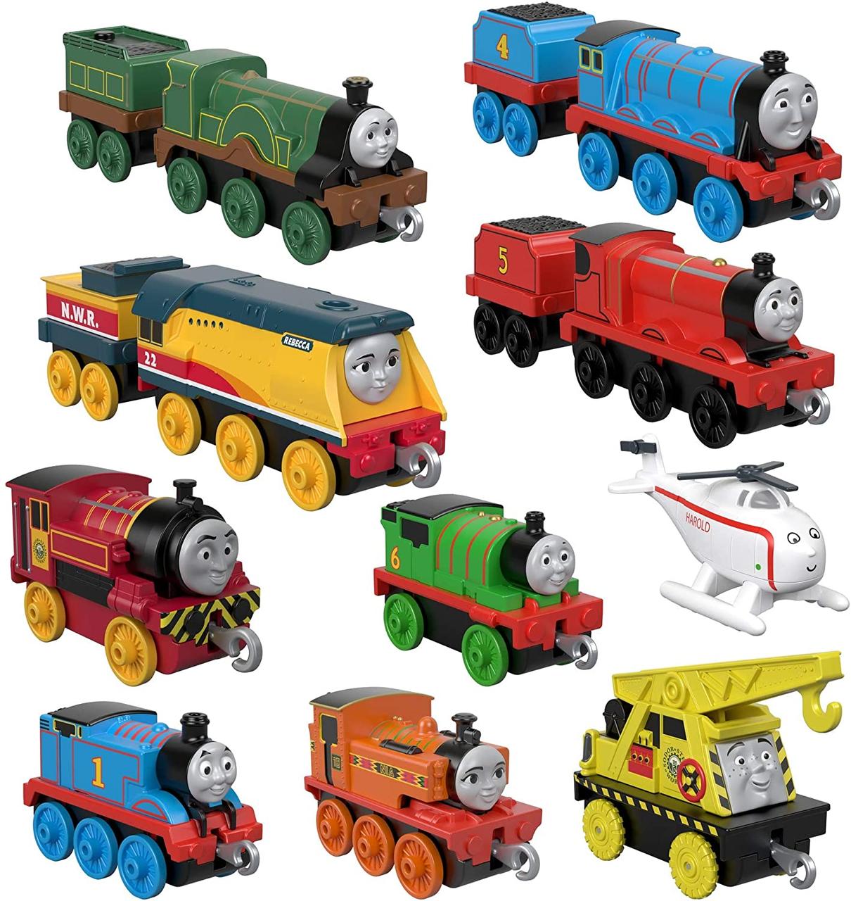 

Набор паравозиков Томас и друзья Fisher-Price Thomas and Friends TrackMaster Sodor Steamies Train 10 Pack