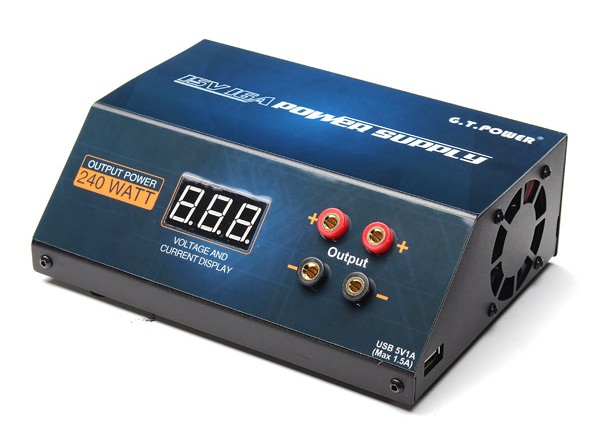 

Блок питания GT Power 16A/240W 15В для зарядных устройств