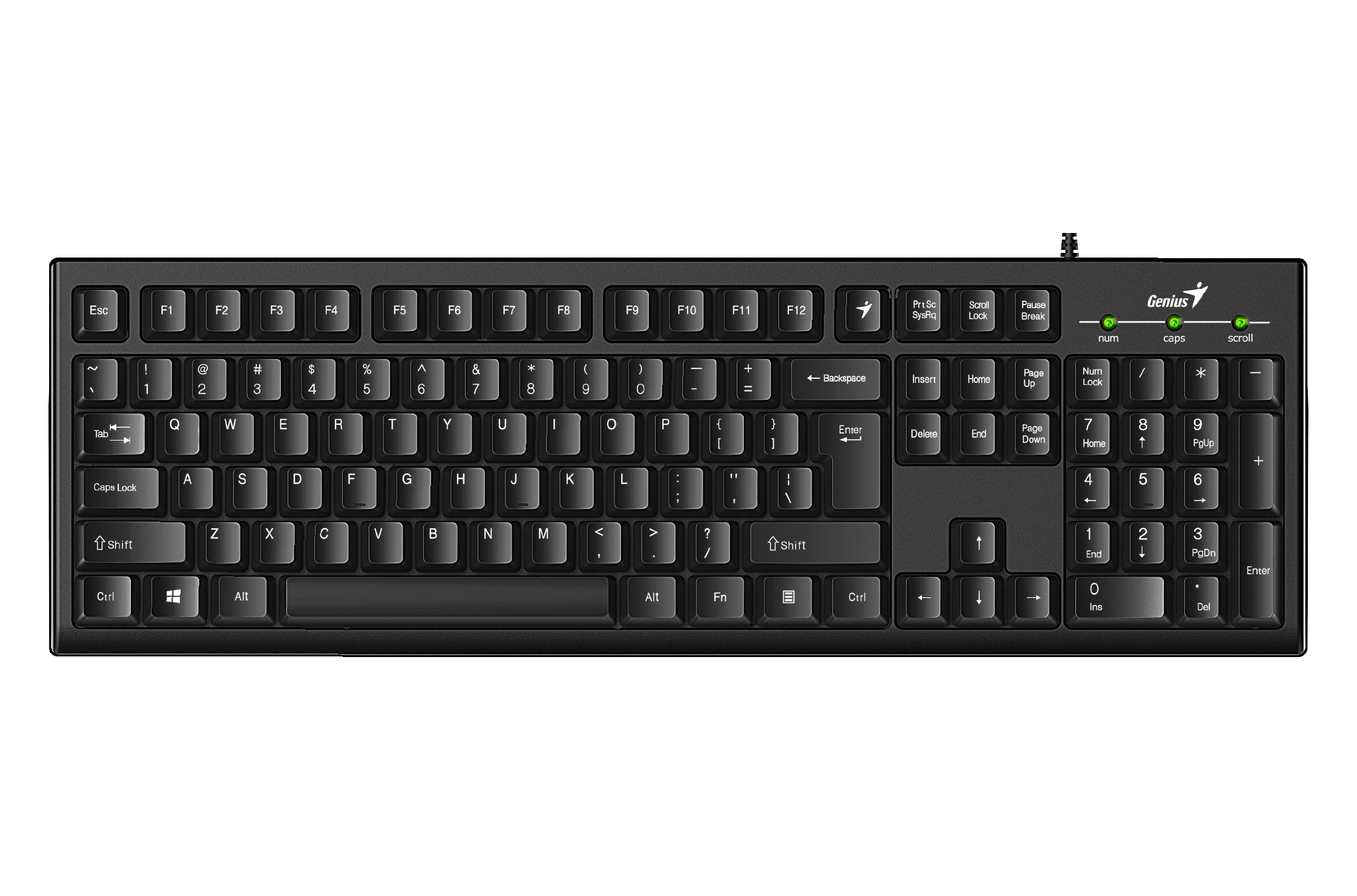 

Клавиатура Genius Smart KB-100 31300005410 Ukr Black USB