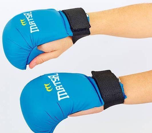 

Перчатки для каратэ Matsa MA-0010 синие [S]