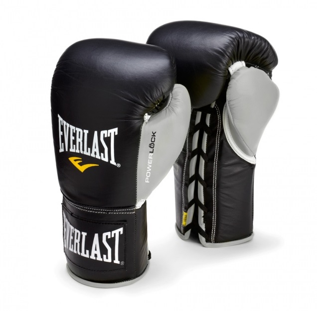

Боксерские перчатки EVERLAST Powerlock Pro Fight Boxing White-Black [14 унций]