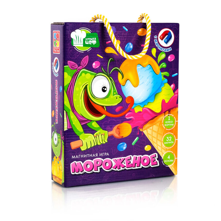 

Игра магнитная «Мороженое», русский, в коробке 18*5*22см (VT2310-01)