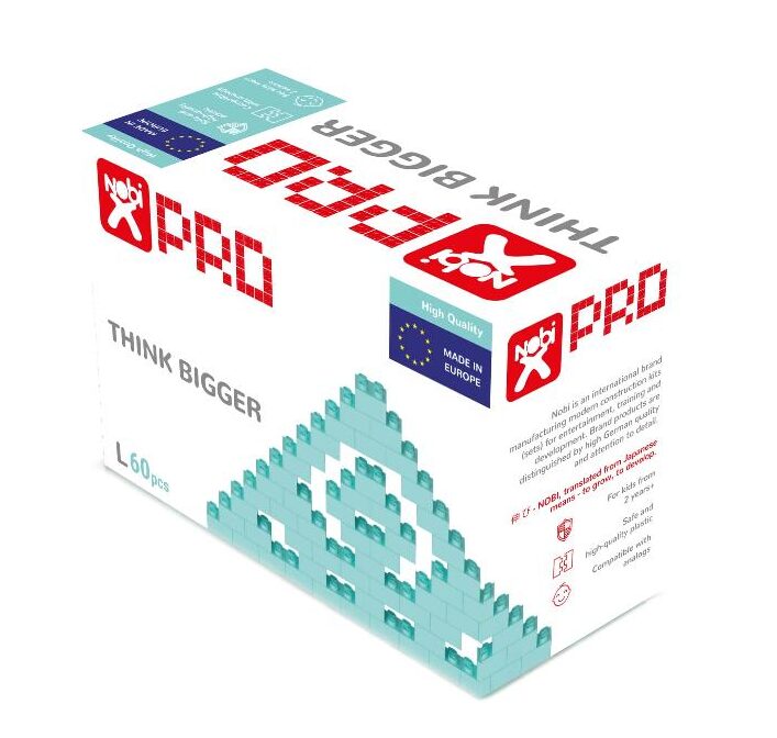 

Конструктор NOBI "Pro L 60", бирюзовый, 60дет., в коробке 27*19*12см (10.22.60.007)