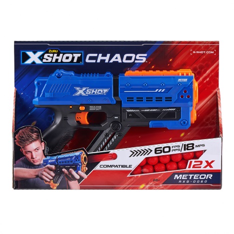 

Скорострельный бластер EXCEL CHAOS Meteor X-Shot, в коробке 40*28*7 см (36282Z)