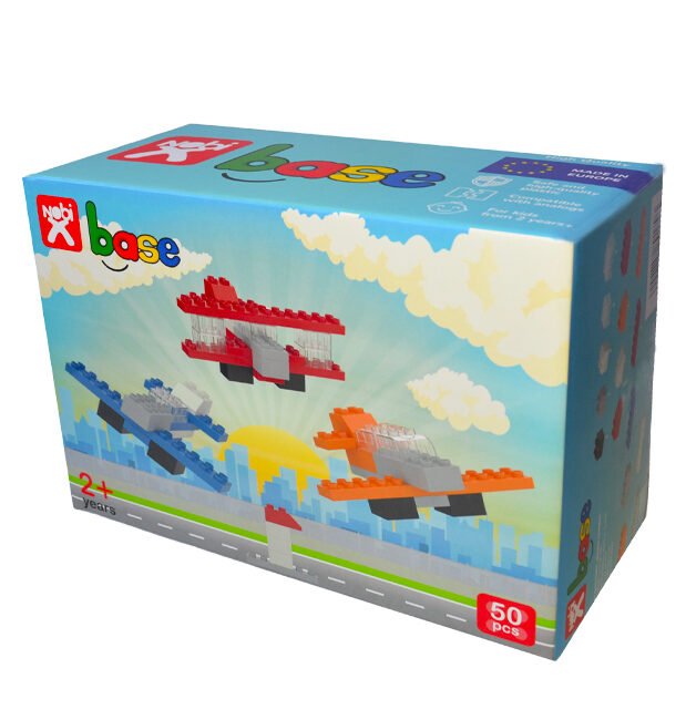 

Конструктор NOBI "Airplane", 50дет., в коробке 27,5*19*12,5см (40.42.50)