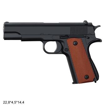 

Пістолет VIGOR металлический, с пульками, в коробке 22,8*4,5*14,4см (18шт) (V11)