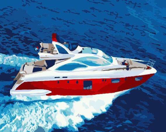 

Картина по номерам «На волне» 40*50см, в коробке ТМ Dreamtoys (576)