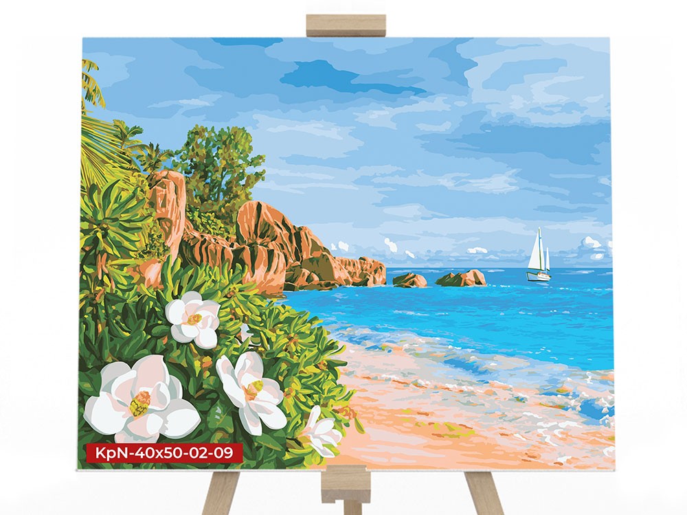 

Картина по номерам №9 "Морской пейзаж" 40*50см, серия 2 (KpN-40x50-02-09)