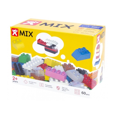 

Конструктор NOBI "Mix 60", 60дет., в коробке 27,5*19*12,5см (11.03.60)